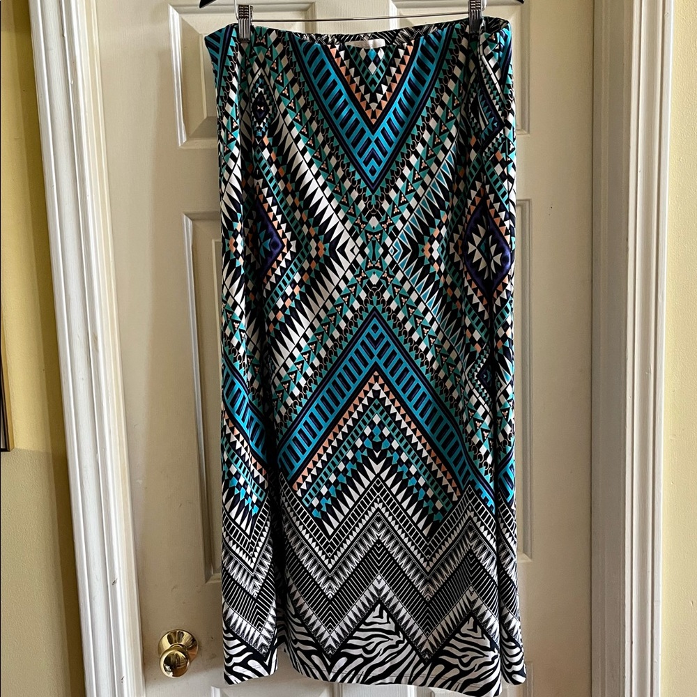 Chico’s Bohemian Patterned Maxi Skirt